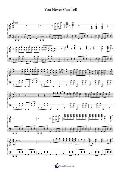 You Never Can Tell Sheet Music by Chuck Berry-Arr.Yorknor