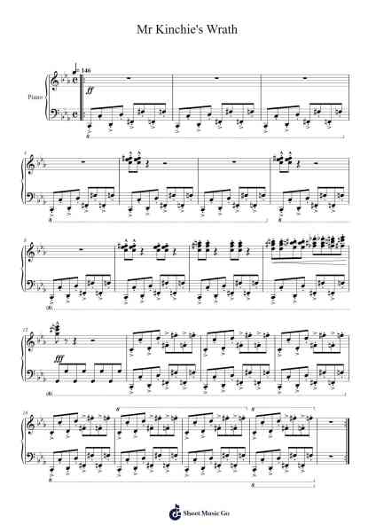 Mr Kinchie's Wrath Sheet Music by Owen Deutz-Arr.Wildjack