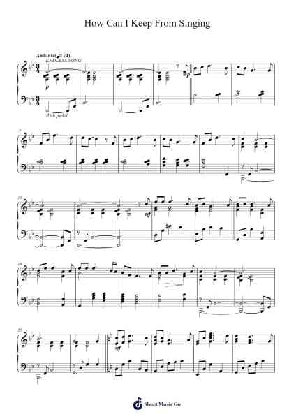How Can I Keep From Singing Sheet Music by Robert Lowry-Arr.Billel Samry