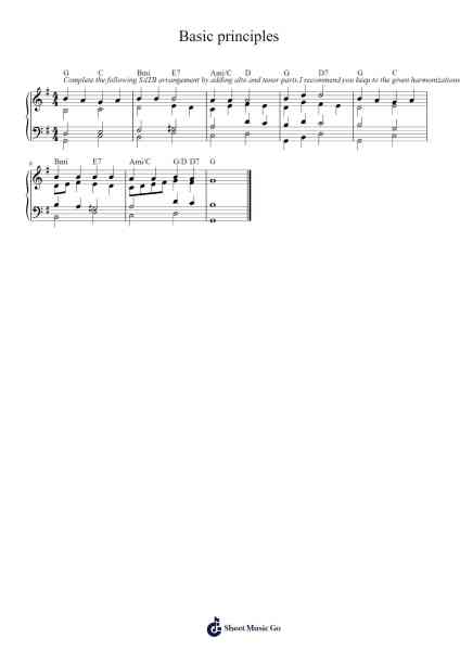 Basic principles Sheet Music by Misc Traditional-Arr.Quinliet