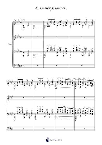 Prélude in C-sharp Minor, Op. 3 No. 2 "Lento" Sheet Music by Sergei Rachmaninoff-Arr.Davebel