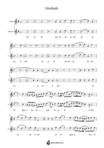Graduale Sheet Music by Anton Bruckner-Arr.Huxver Birdnee