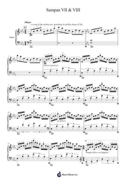 Sampan VII & VIII Sheet Music by Moulmuel-Arr.Jackbing Priceliot