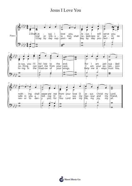 Jesus I Love You Notenblatt von Andrew Radford-Arr.Chloepole