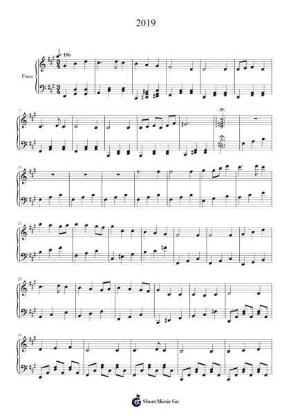2019 樂譜由 Huy - 編曲 Mattvey Chilrick
