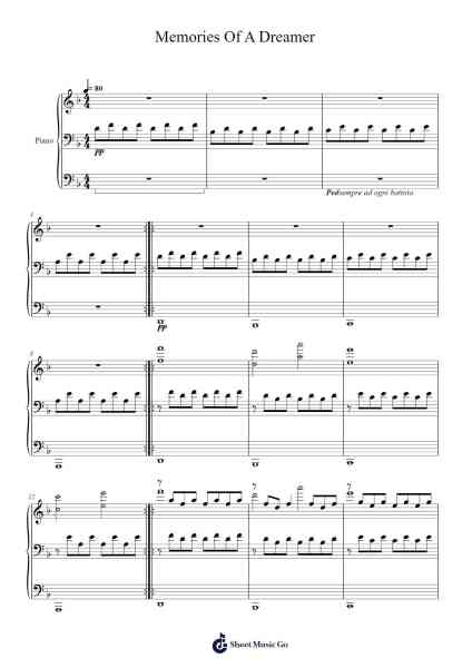 Memories Of A Dreamer Sheet Music by Michele Bertucci-Arr.Bosphia Wisell