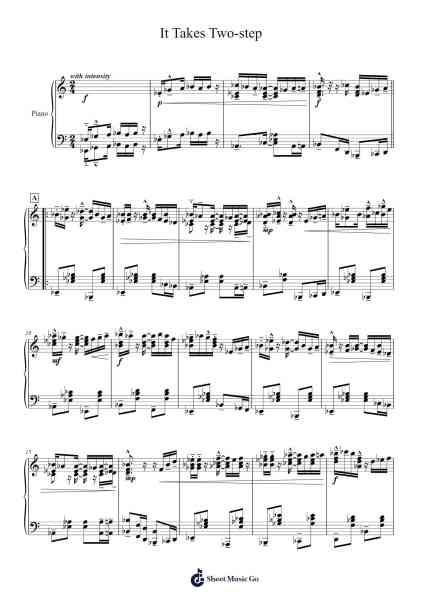 It Takes Two-step Sheet Music by Faithedunn-Arr.Quinncol