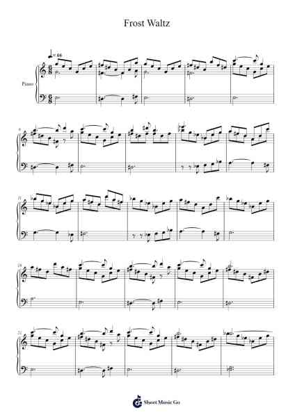 Frost Waltz Sheet Music by Kevin MacLeod-Arr.Youngfield