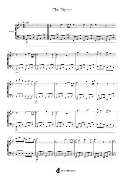 The Ripper Sheet Music by Jordan Jennings-Arr.Jamescook