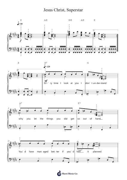 Jesus Christ, Superstar Sheet Music by Andrew Lloyd Webber-Arr.Lenshaw