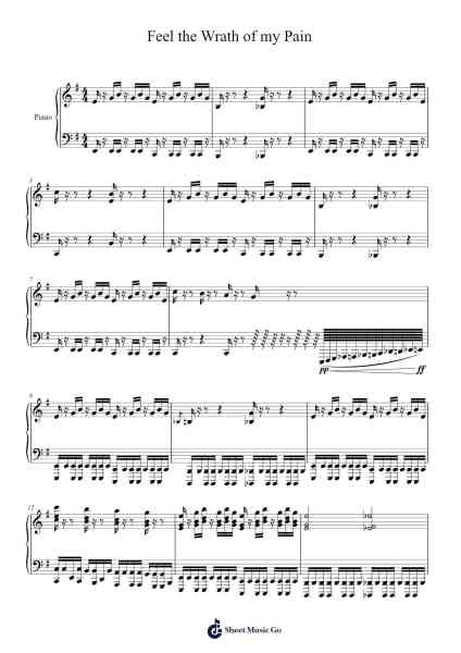 Feel the Wrath of my Pain Sheet Music by Elroyseph-Arr.Bushple