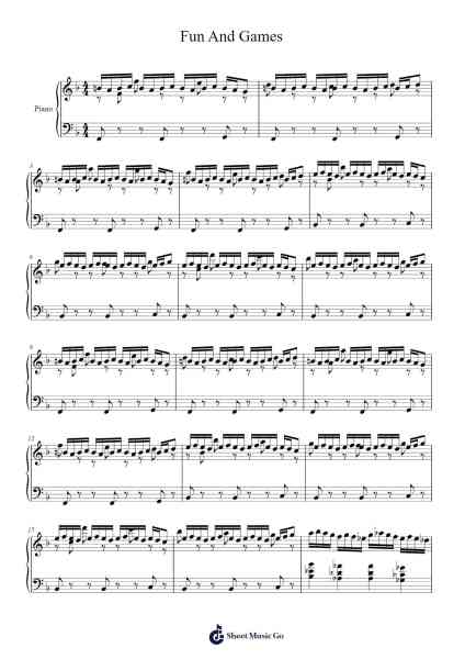 Fun And Games Sheet Music by David Flavin/Roland Rudzitis-Arr.Mccan
