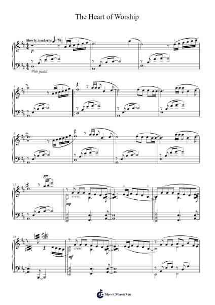The Heart of Worship Sheet Music by Matt Redman-Arr.Danchi