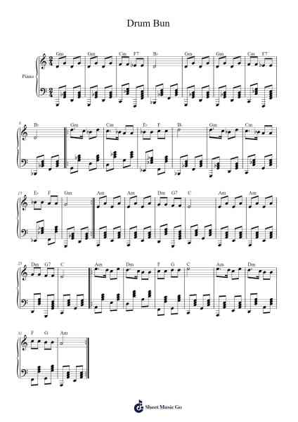 Drum Bun Sheet Music by Ștefan Nosievici-Arr.Noelje