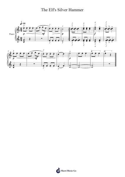 The Elf's Silver Hammer Sheet Music by The Beatles/The Shirelles-Arr.Leifclaire Frankbrooke
