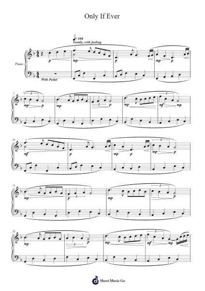 Only If Ever Sheet Music by Jerdad Brasam-Arr.Pennlyle Ferpkins