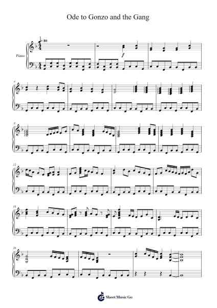 Ode to Joy Sheet Music by Aunolds-Arr.Pading Morsewells
