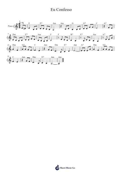 Eu Confesso Sheet Music by André J. Zamur-Arr.Kepmill Rexbloor