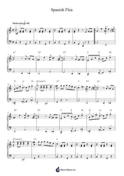 Spanish Flea Sheet Music by Herb Alpert & The Tijuana Brass-Arr.Doulow