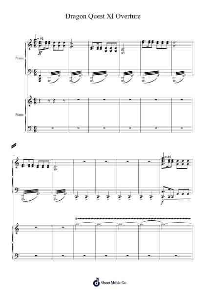 Dragon Quest XI Overture Sheet Music by Koichi Sugiyama-Arr.Clarknence