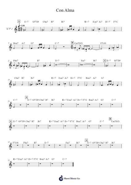 Con Alma Sheet Music by Faithewells Galphen-Arr.Wrightrae