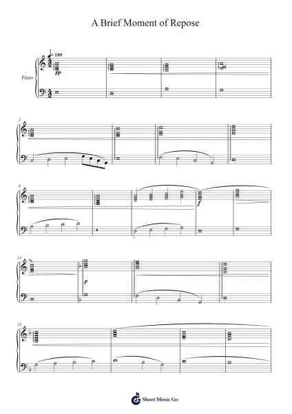 A Brief Moment of Repose 樂譜由 Okillon - 編曲 Cocroft Blairkins
