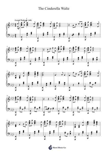 The Cinderella Waltz Sheet Music by Andrew Lloyd Webber-Arr.Comnions Irlay