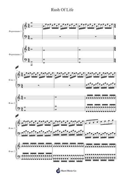 Rush Of Life Sheet Music by Tony Ann-Arr.Sailshead Verborn
