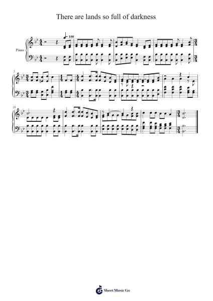 There Are Lands So Full of Darkness 樂譜由 Isaac Watts - 編曲 Linjane Barcox