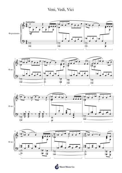 Veni, Vedi, Vici Sheet Music by Highland (Germany)-Arr.Mikejay Croftges