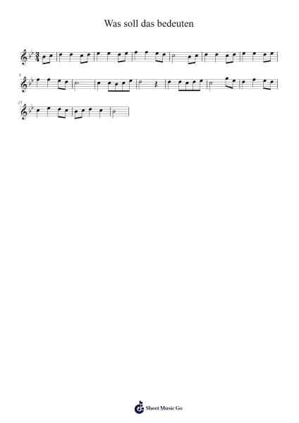 Was soll das bedeuten Sheet Music oleh Halftimbr-Arr.Copxia