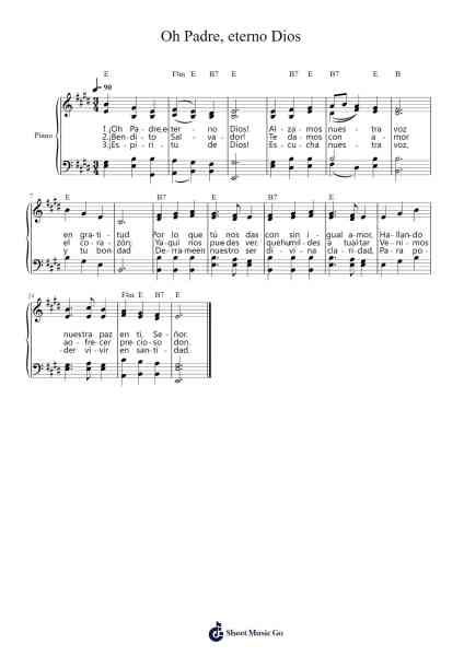 Oh Padre, eterno Dios Sheet Music by Felice de Giardini-Arr.Raycius Dallouie