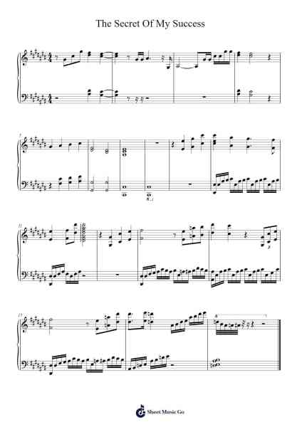 The Secret Of My Success Sheet Music by undefined-Arr.Earlfay Joyceraine