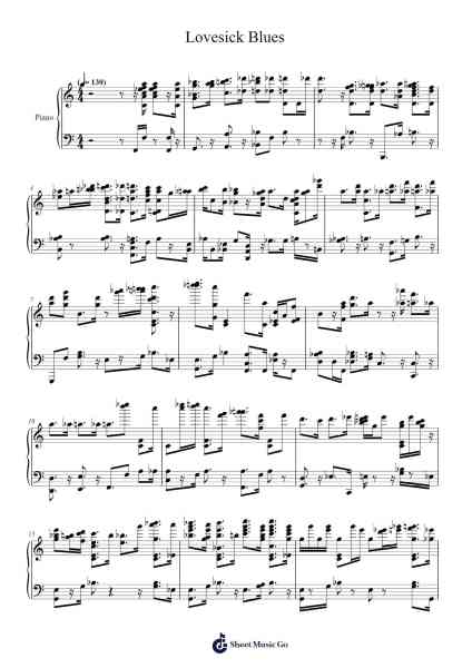 Lovesick Blues Sheet Music by Allen Dale-Arr.Trelyn