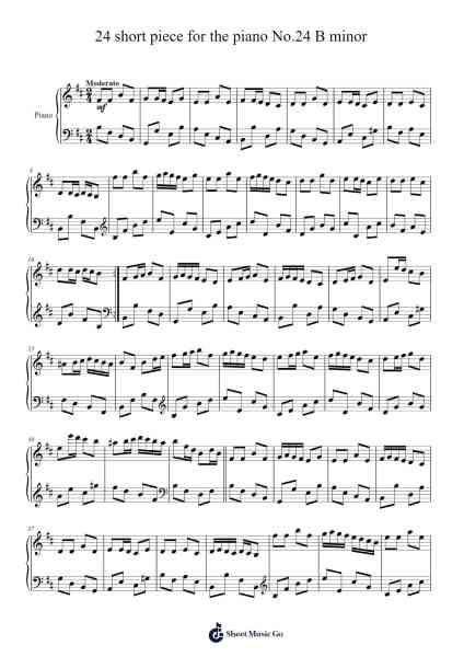 24 Preludes, Op. 28: No. 24 in B Minor Sheet Music by Z. H. Chou-Arr.Runiel Faulktave
