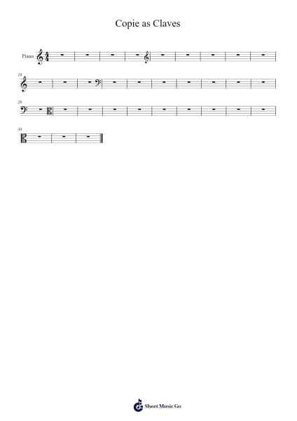 Copie as Claves Notas de música por maaaaaaay-Arr.Joejosh Demptout