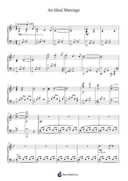 An Ideal Marriage Sheet Music by John Lunn-Arr.Blithefrey