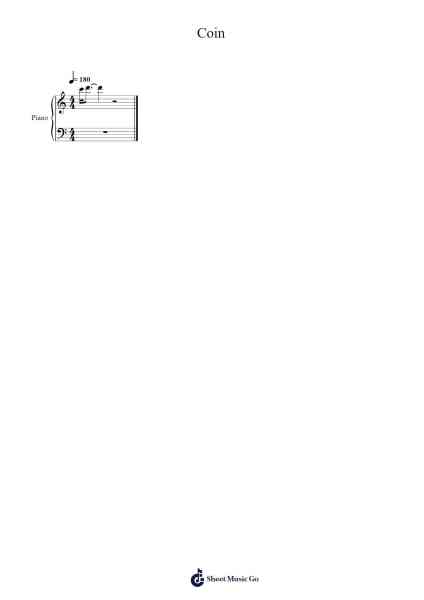 Super Mario Bros. Music - Coin (CD Version) Sheet Music by Koji Kondo-Arr.Hillian