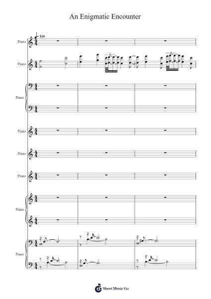 An Enigmatic Encounter Sheet Music by Benlab-Arr.Gorliz