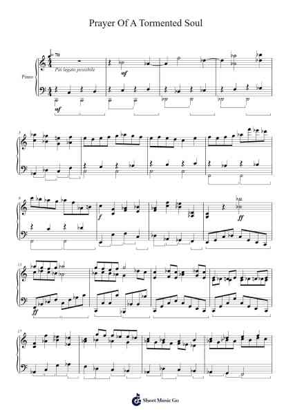 Prayer Of A Tormented Soul Sheet Music by Saulnick Huddon-Arr.Bellzer Elrene