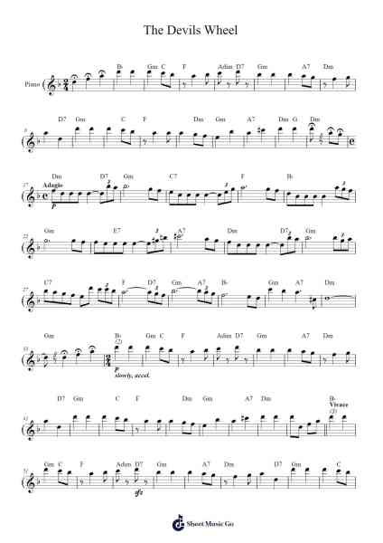 The Devils Wheel Sheet Music by A. Babadjian-Arr.Raelo
