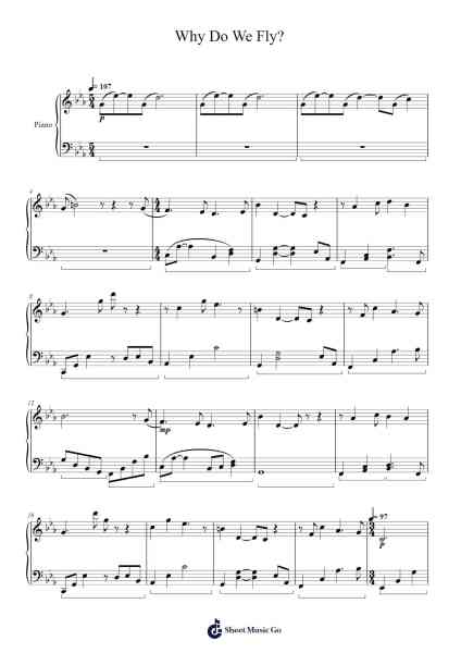 Why Do We Fly? Sheet Music by Phoeboyle Pripeare-Arr.Barlo Osford