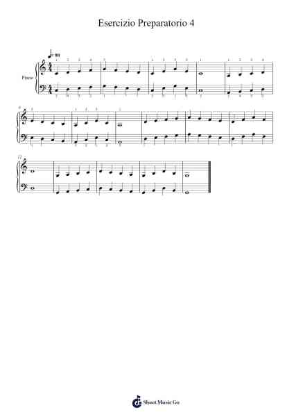 Esercizio Preparatorio 4 Musica per pianoforte di undefined - Arr.Hearstlynch