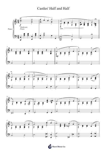 Castle's Half and Half Sheet Music by James Reese Europe/Ford T. Dabney-Arr.Bosphia Wisell