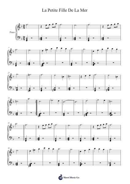 La Petite Fille De La Mer Sheet Music by Vangelis-Arr.Mattvey Chilrick