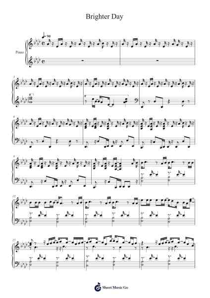 Brighter Day Sheet Music by -Arr.Jouboyd Calgel