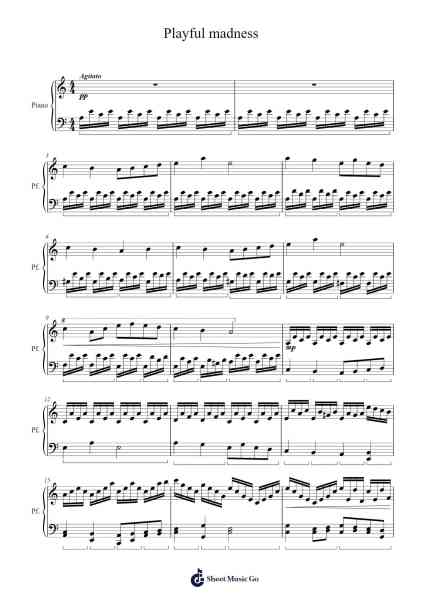Playful madness Sheet Music by Jodrow Quenbrey-Arr.Thodorelass