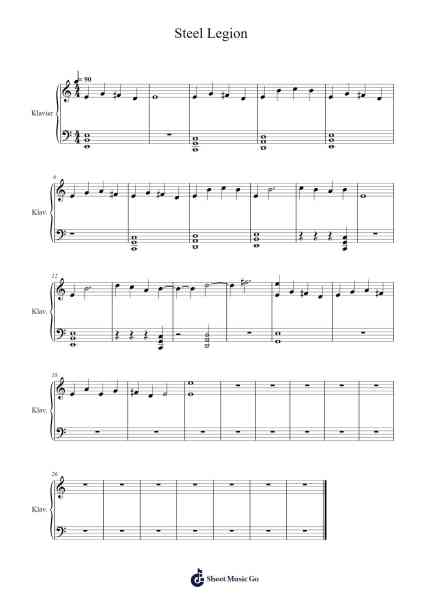 Steel Legion Sheet Music by Sherby-Arr.Kingsgan