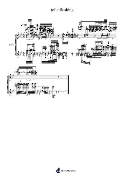 toiletflushing Sheet Music by Soucus-Arr.Orcolm