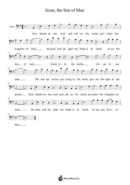 Jesus, the Son of Man Sheet Music by Lester Delgado-Arr.Churgie Genedia